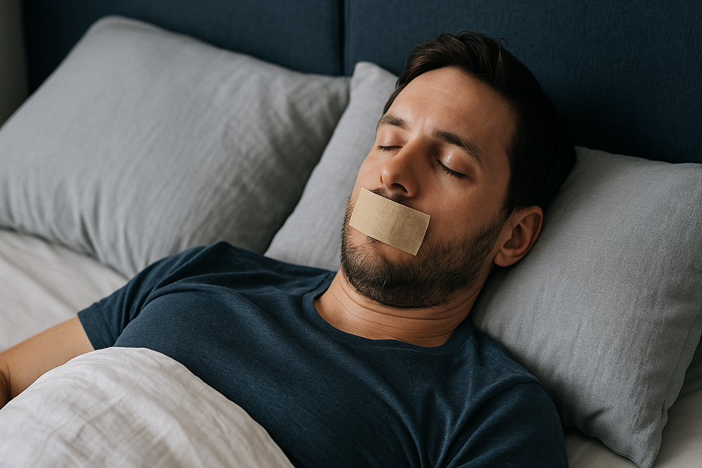 Mouth Taping – Besser schlafen mit zugeklebtem Mund?